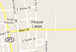 Pequot Lakes real estate area map